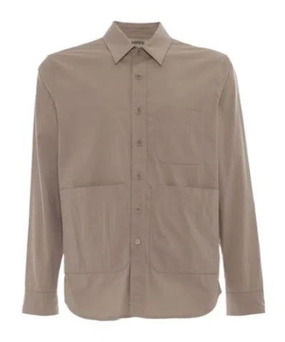 ASPESI ASPESI POUCH-POCKET CLASSIC COLLAR SHIRT