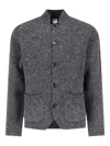 Aspesi Button-up Patch-pocket Cardigan In Gray