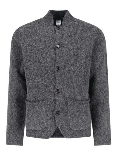 ASPESI BUTTON-UP PATCH-POCKET CARDIGAN