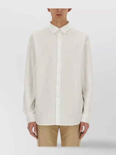 Aspesi Button-up Shirt With Button Cuffs In White