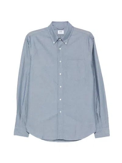 Aspesi Button-down Shirt In Blue