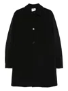 Aspesi Buttoned Coat In Black