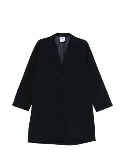 Aspesi Buttoned Coat In Blue