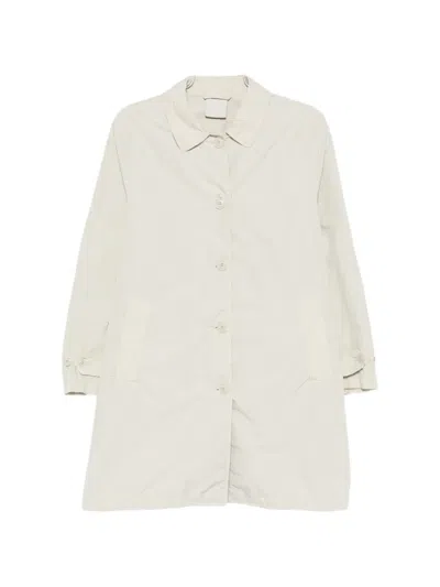 Aspesi Buttoned Coat In Gray