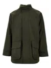 Aspesi Buttoned Coat In Green
