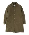 Aspesi Buttoned Cotton Coat In Brown