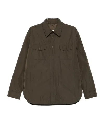 ASPESI BUTTONED FLAP-POCKET SHIRT JACKET