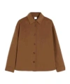 Aspesi Buttoned Jacket In Brown