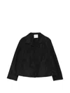 Aspesi Buttoned Long-sleeve Jacket In Black