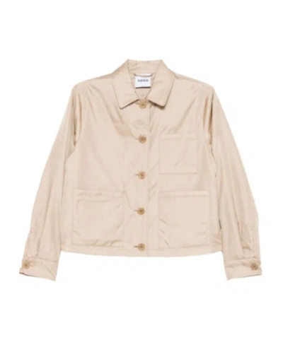 ASPESI BUTTONED PATCH-POCKET JACKET