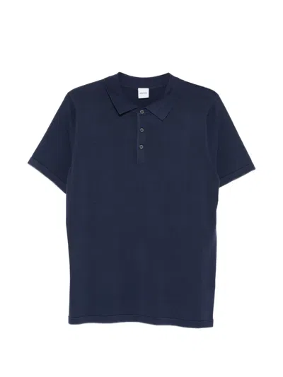 Aspesi Buttoned Polo Shirt In Blue