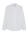 Aspesi Straight-point Collared Buttoned Shirt In Blue