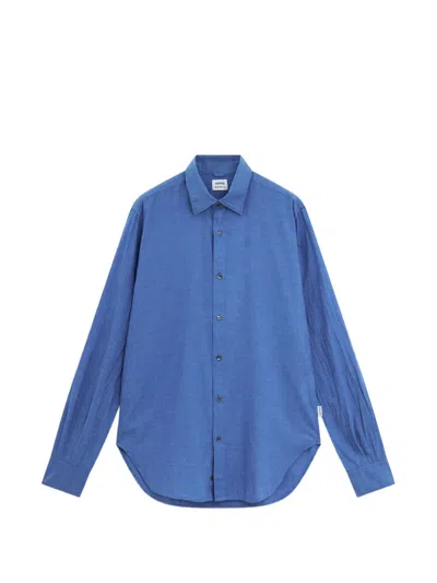 Aspesi Buttoned Shirt In Blue