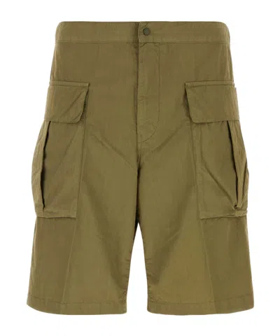 ASPESI ASPESI BUTTONED STRAIGHT-LEG CARGO SHORTS