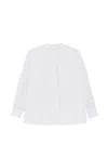 Aspesi Buttoned Striped Shirt In White