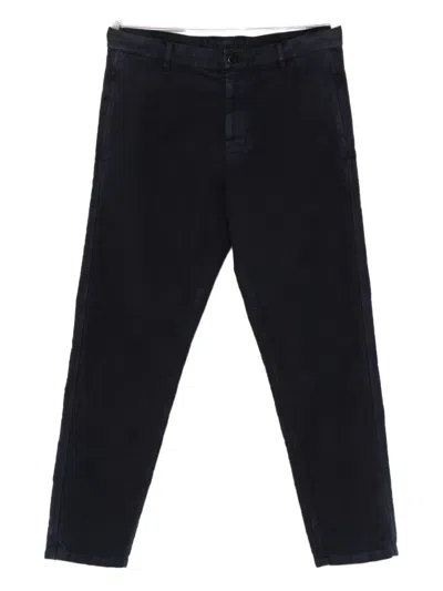 Aspesi Buttoned Trousers In Blue