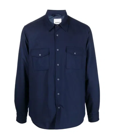 ASPESI BUTTONED-UP LONG-SLEEVED SHIRT