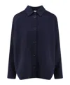 Aspesi Button-fastening Long-sleeve Jacket In Blue