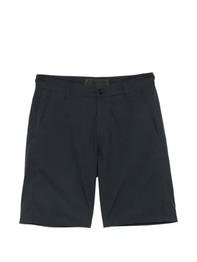 Aspesi Button-fastening Shorts In Blue