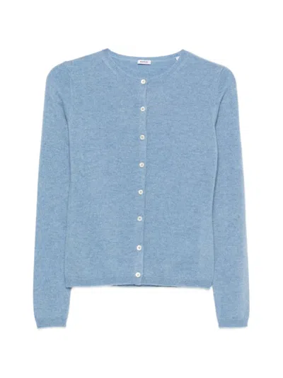 Aspesi Button-up Cardigan In Blue