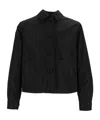 Aspesi Button-up Patch-pocket Jacket In Black