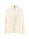 Aspesi Button-front Long-sleeve Casual Jacket In White