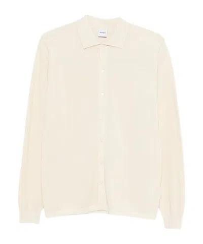 Aspesi Button-up Sweater In Neutral