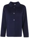 Aspesi Calssic Wool Jacket In Blue