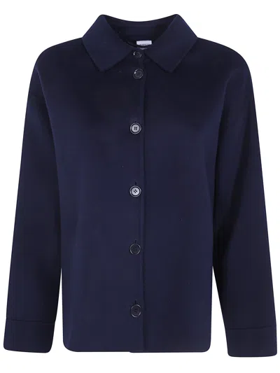 Aspesi Calssic Wool Jacket In Blue