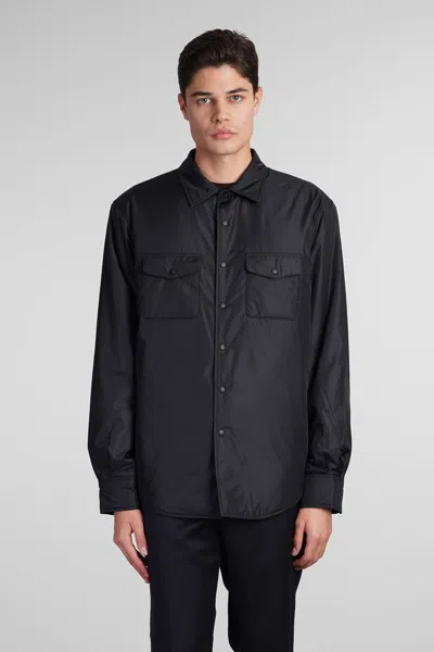 Aspesi Camicia 13 Piu Casual Jacket In Black