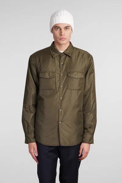 Aspesi Camicia 13 Piu Casual Jacket In Military Green