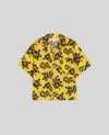 Aspesi Camicia Jarvis Shirt In Fiore Giallo