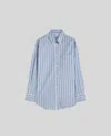 Aspesi Camicia Button-down A Righe - Riga Blu In Riga Blu