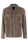 Aspesi Shirt With Front Flap Pockets In Brown