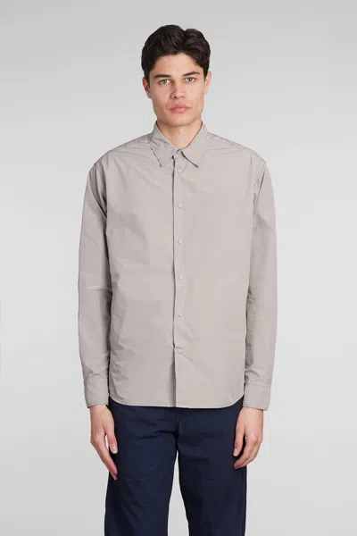 Aspesi Camicia Cassel Shirt In Grey Polyester