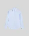 Aspesi Camicia Classica In Popeline Di Cotone - Azzurro In Azzurro