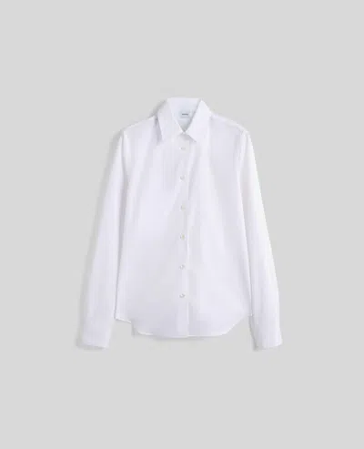 Aspesi Camicia Classica In Popeline Di Cotone - Bianco