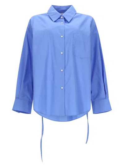 Aspesi Overshirt Cotton Shirt In Blue