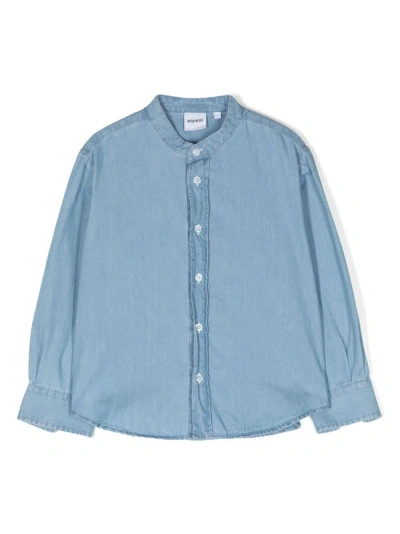 Aspesi Kids' Camicia Denim In Blue