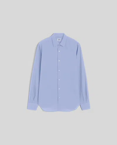 Aspesi Camicia In Chambray - Azzurro