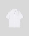 Aspesi Camicia In Chambray Di Cotone - Bianco In Bianco