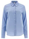 Aspesi Camicia In Cotone Shirts Light Blue In Blue