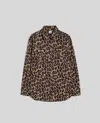 Aspesi Camicia In Cotone Con Stampa Leopardo - Maculato In Maculato