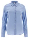 Aspesi Camicia In Cotone Shirts Light Blue
