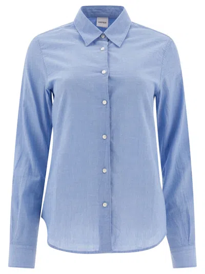 Aspesi Camicia In Cotone Shirts Light Blue