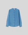 Aspesi Camicia In Denim Leggero - Denim In Denim