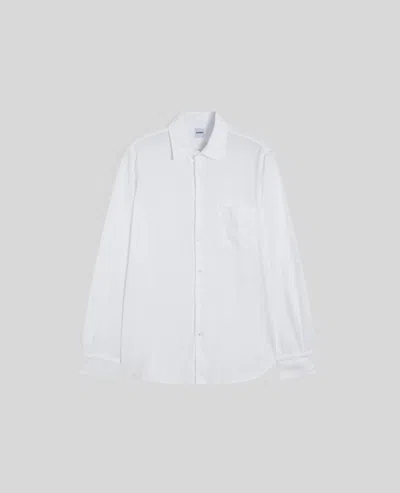 Aspesi Camicia In Jersey Di Cotone - Bianco