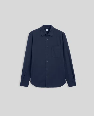 Aspesi Camicia In Jersey Di Cotone - Navy