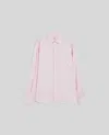 Aspesi Mini Logo-tag Shirt In Rosa