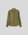 Aspesi Camicia In Lino Tinto In Capo - Militare In Militare